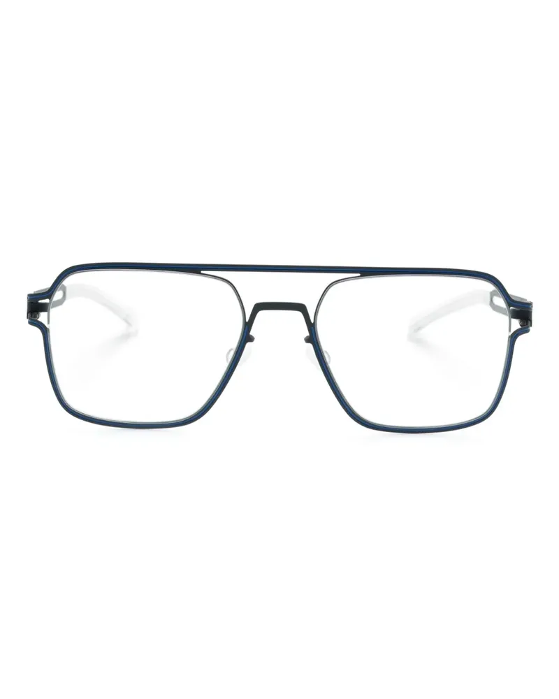 Mykita Jalo Brille mit eckigem Gestell - Blau Blau