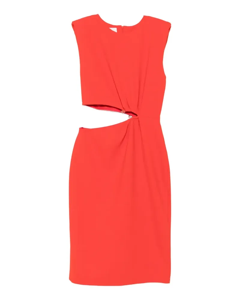 ba&sh Iris Midikleid mit Cut-Out - Rot Rot