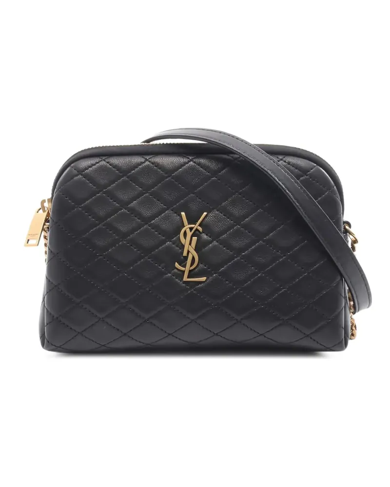 Saint Laurent 2020s Gabby Schultertasche mit gesteppter Kette - Schwarz Schwarz
