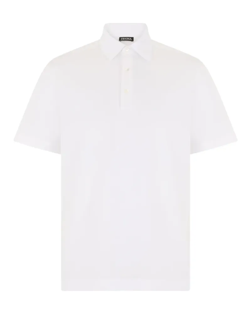 Ermenegildo Zegna short-sleeve polo shirt - Weiß Weiß