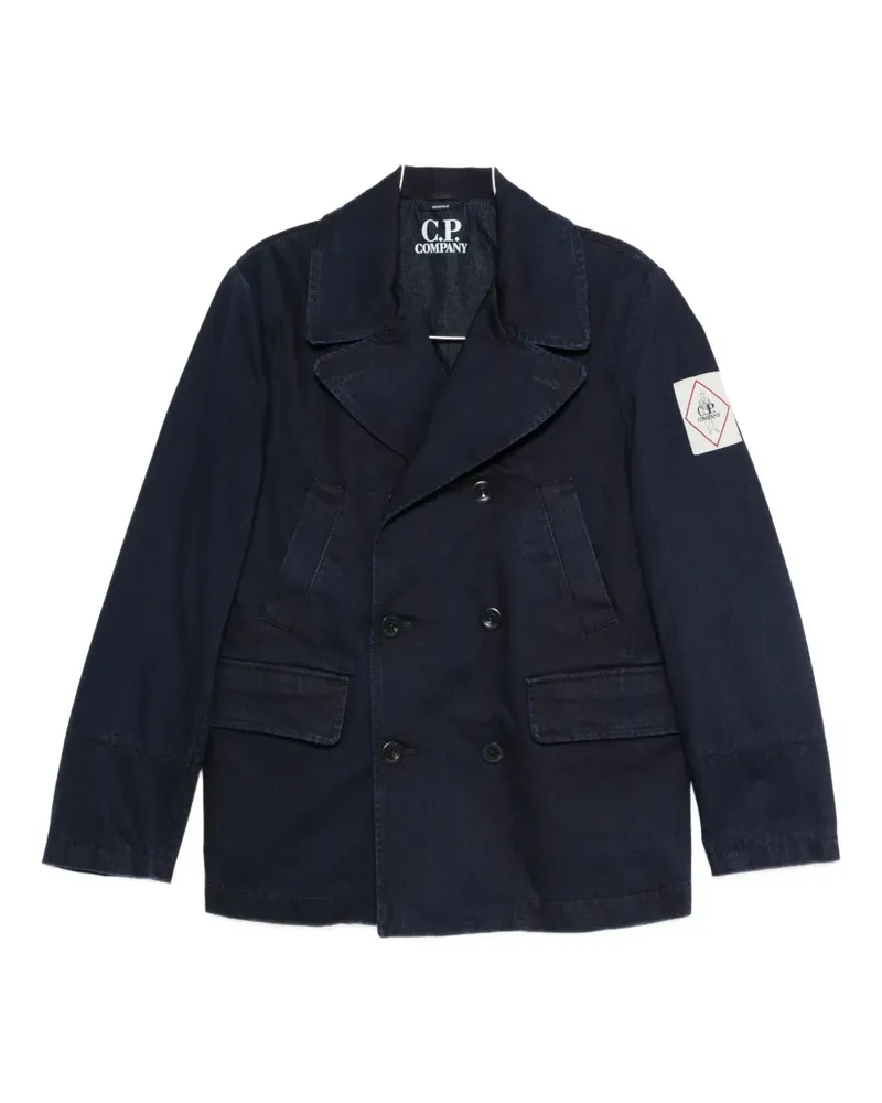 C.P. Company double-breasted denim blazer - Blau Blau