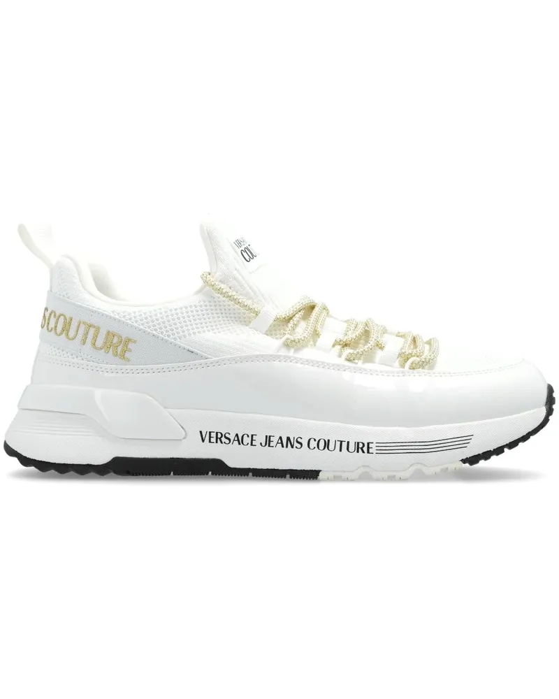 Versace Jeans Sneakers mit Logo-Print - Weiß Weiß