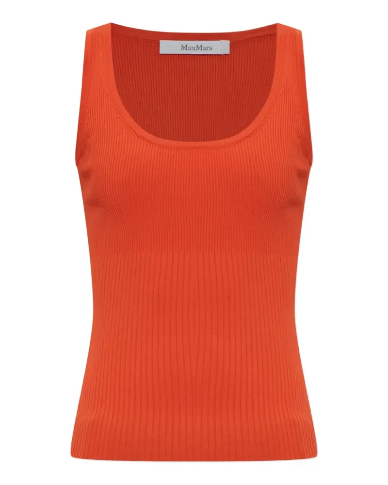Max Mara ribbed tank top - Orange Orange