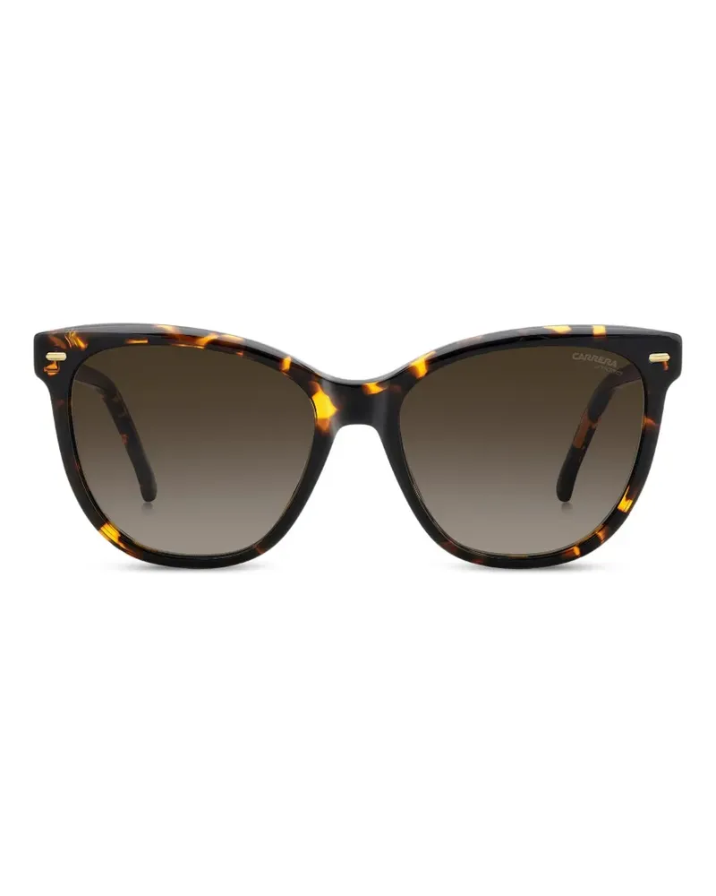 Carrera Cat-Eye-Sonnenbrille in Schildpattoptik - Braun Braun