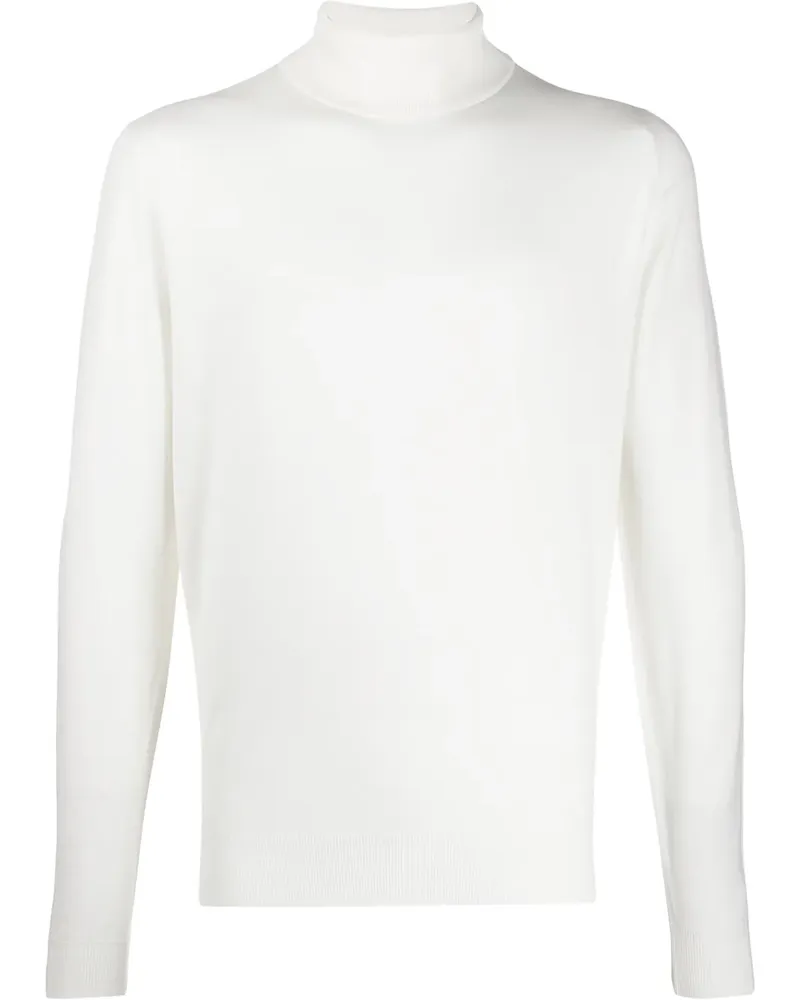John Smedley Connell' Sweatshirt - Weiß Weiß