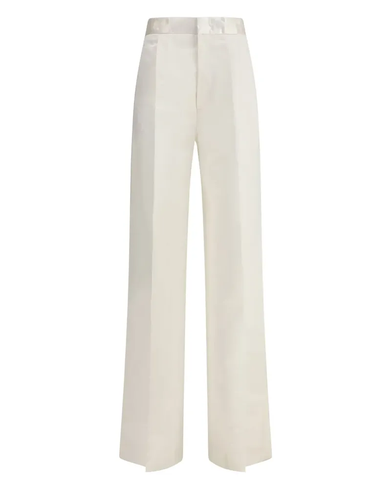 Sa Su Phi Hose mit Satin-Finish - Weiß Weiß