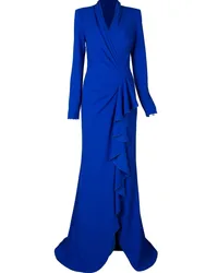 Tadashi Shoji Drapiertes Markum Abendkleid Braun