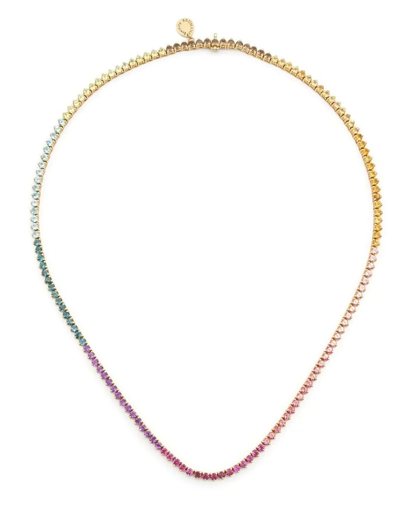 BRUMANI 18kt Rainbow Gelbgoldhalskette mit Diamanten Gold