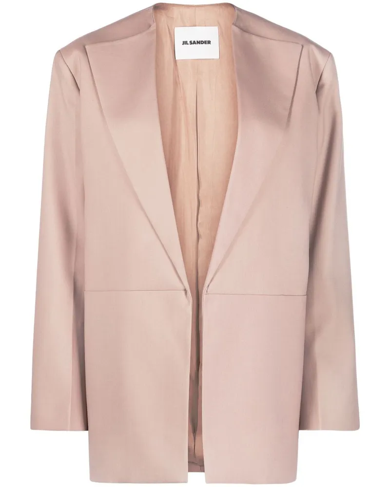 Jil Sander Offene Jacke - Nude Nude