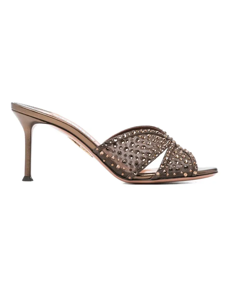 Aquazzura Crystal Lover sandals - Braun Braun