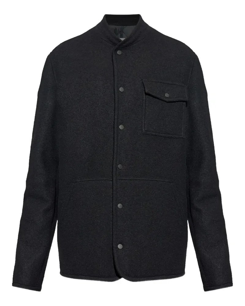 Moncler Hemdjacke mit geknöpfter Tasche - Schwarz Schwarz