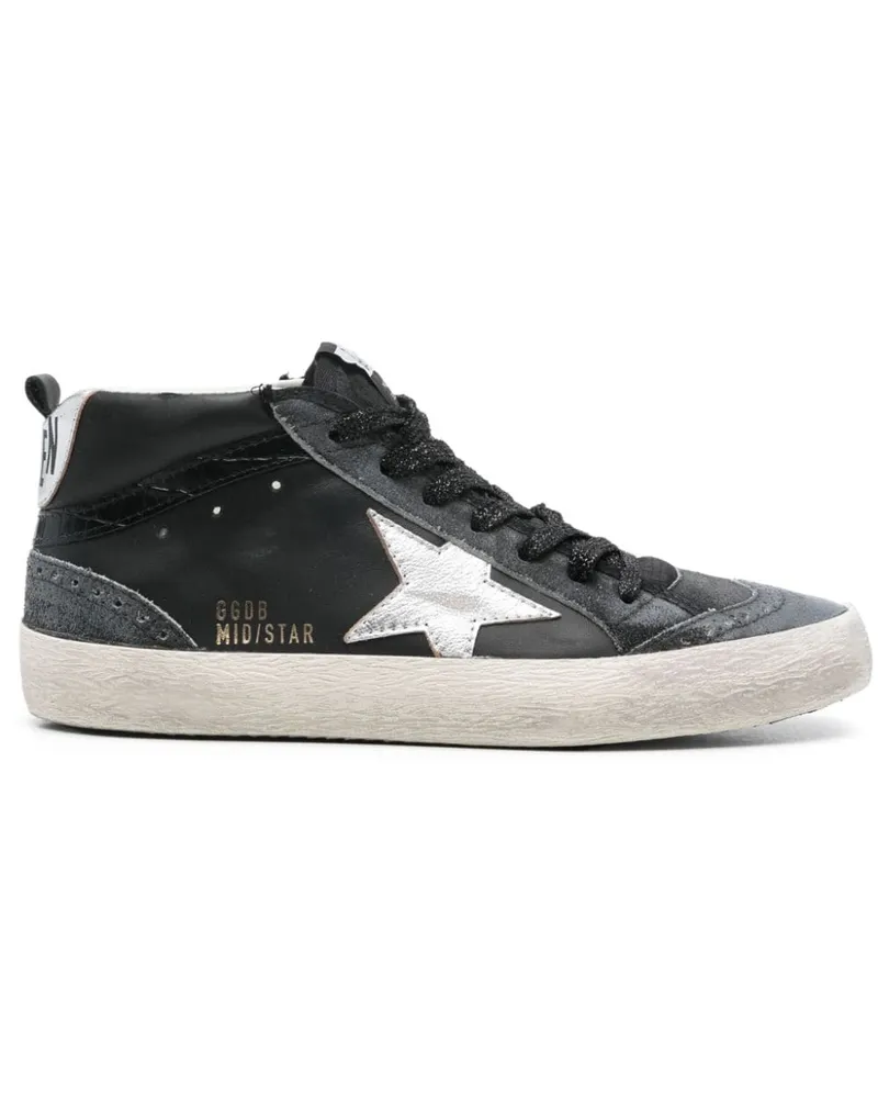 Golden Goose Mid Star Classic Sneakers - Schwarz Schwarz