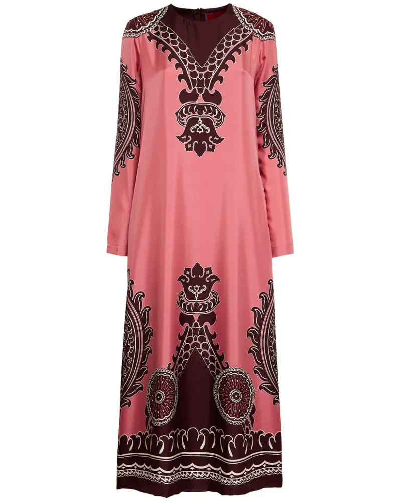 La DoubleJ Kleid mit Print - Rosa Rosa