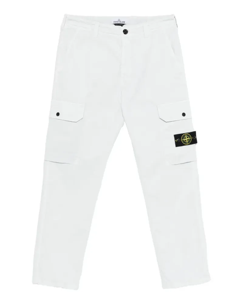 Stone Island logo-patch cargo pants - Blau Blau