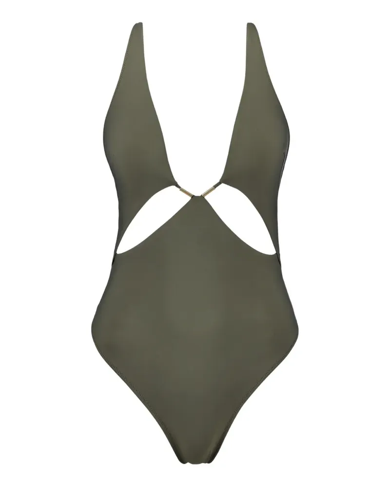 Aubade Beach Escape Badeanzug mit Cut-Out - Grün Grün