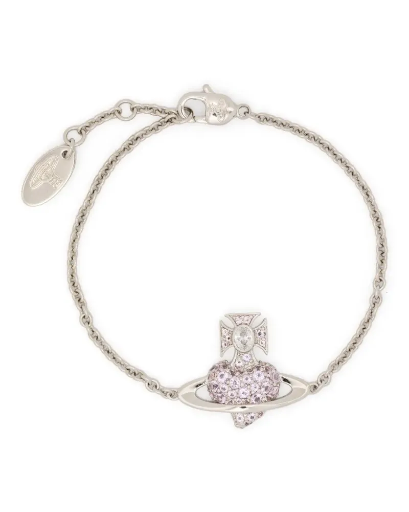 Vivienne Westwood Armband mit Orb-Motiv - Silber Silber