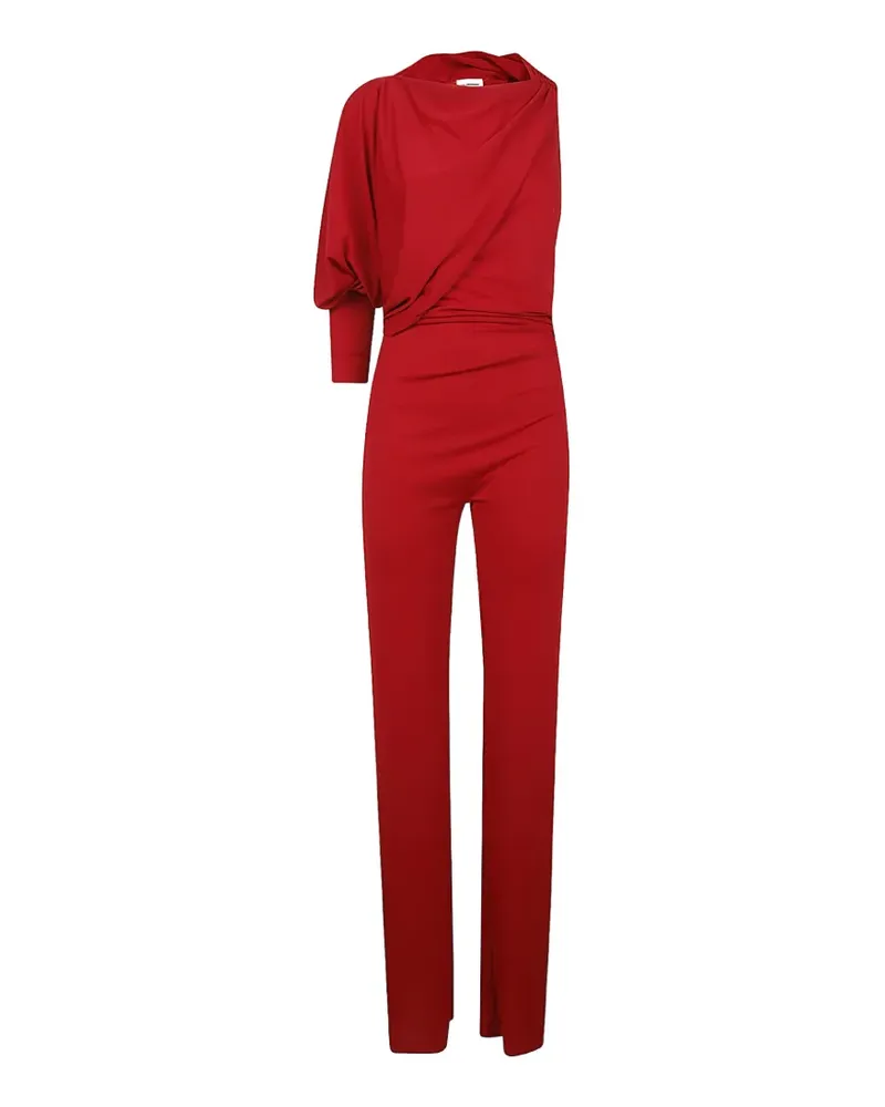 ANDAMANE Neckholder-Kleid mit Raffungen - Rot Rot