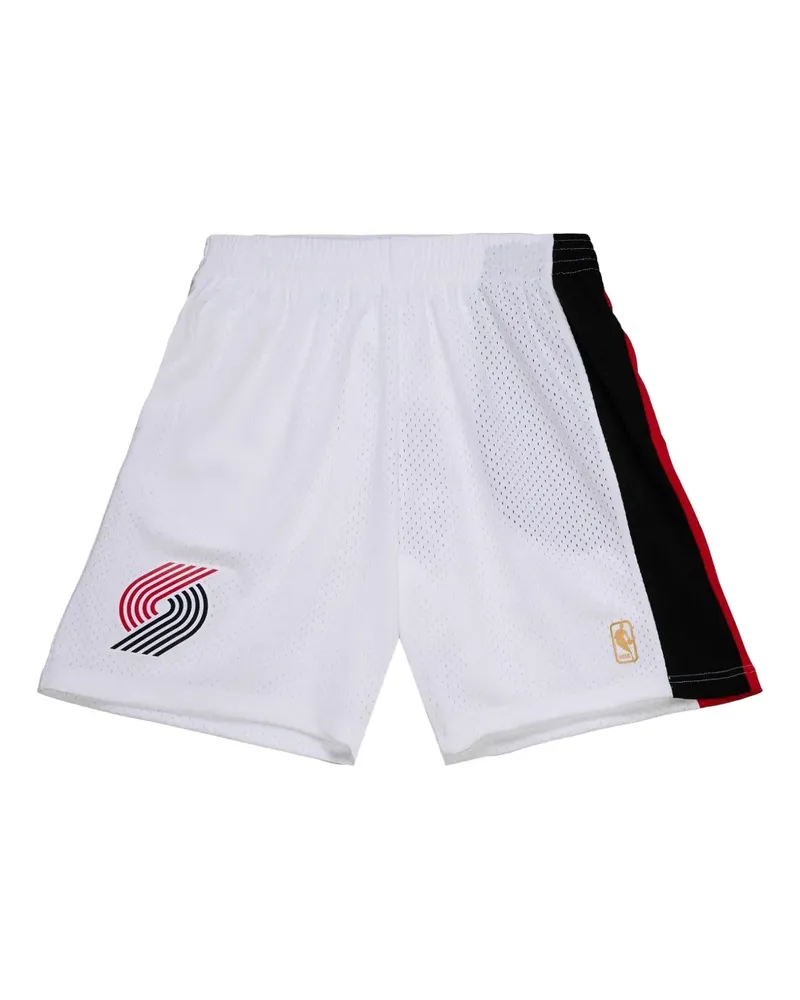 Mitchell & Ness x NBA Portland Trail Blazers 1996-97 Shorts - Weiß Weiß