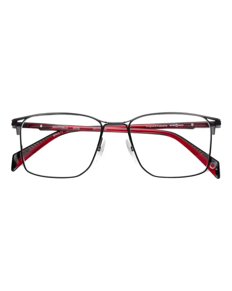 Etnia Barcelona Montmelo Brille mit eckigem Gestell - Schwarz Schwarz