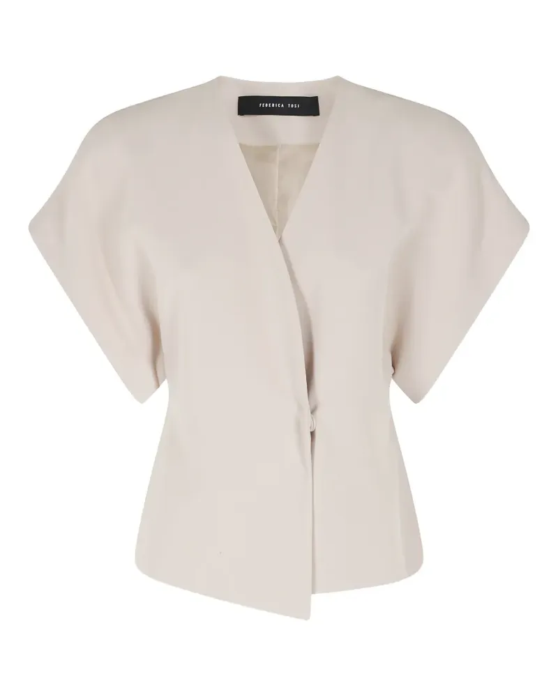 Federica Tosi Jacke im Kimono-Stil - Nude Nude
