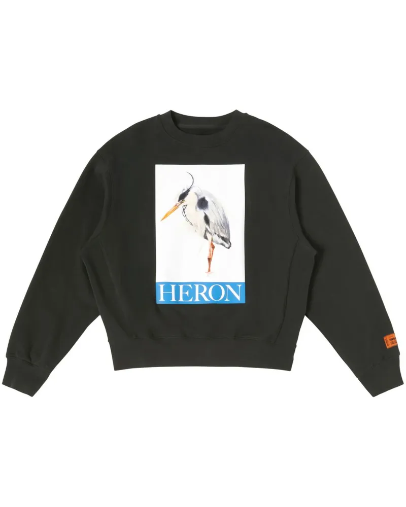 Heron Preston Sweatshirt mit Vogel-Print Schwarz