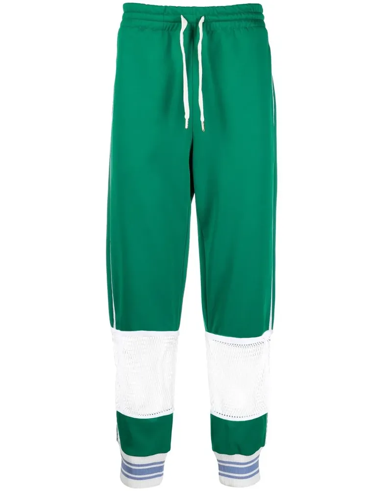 Casablanca Paris Sporthose mit Mesh-Einsätzen - Grün Grün