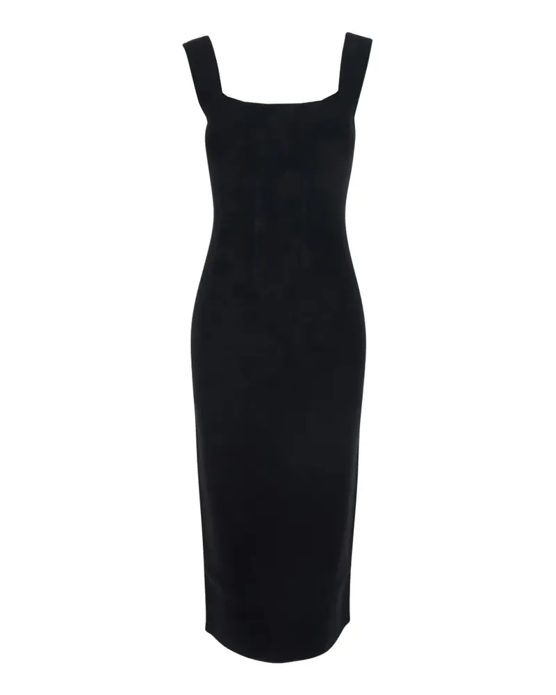 Max Mara square-neck dress - Schwarz Schwarz