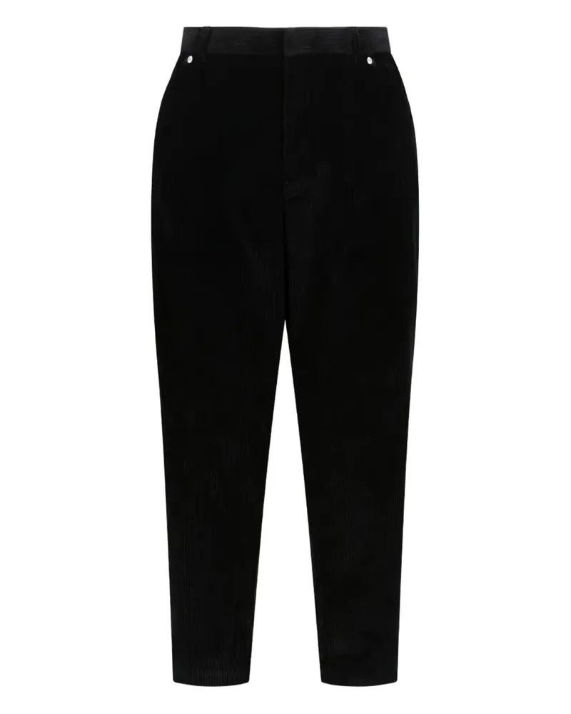Prada logo-detail trousers - Schwarz Schwarz