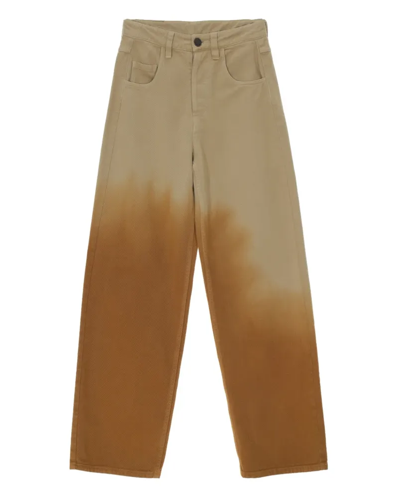 Uma Wang Phyllis Dip-Dye-Hose - Nude Nude