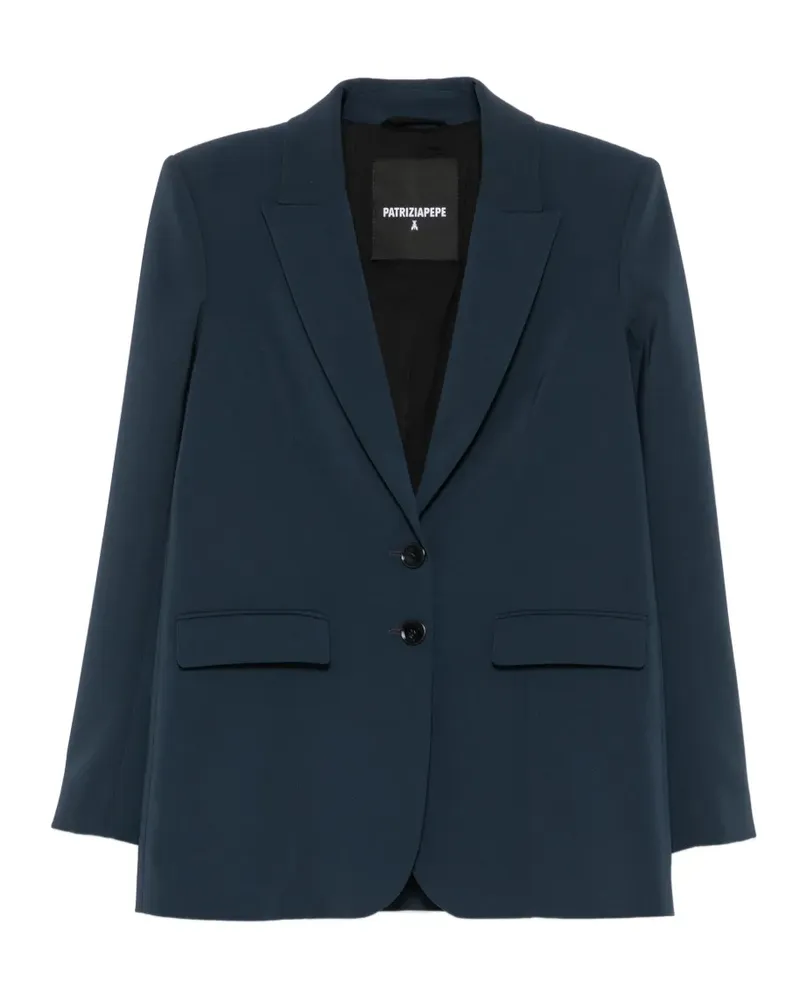 Patrizia Pepe Sakko mit zwei Knöpfen - Blau Blau