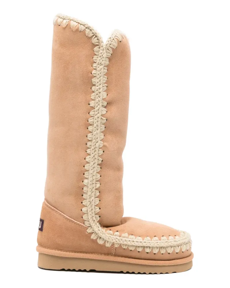 Mou Eskimostiefel aus Wildleder - Nude Nude