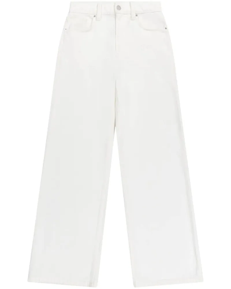 Axel Arigato Clara Jeans mit weitem Bein - Weiß Weiß