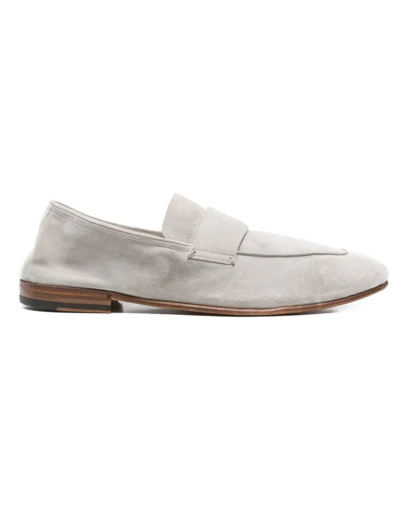 Eleventy Loafer aus Wildleder - Grau Grau
