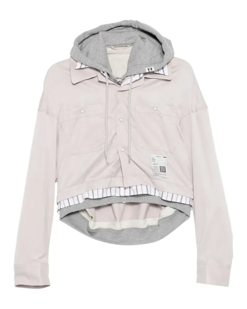 MIHARAYASUHIRO triple-layered jacket - Nude Nude