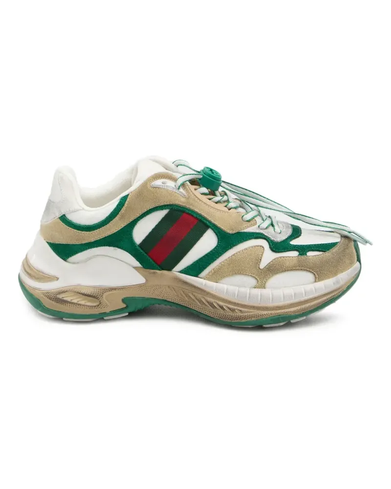 Gucci Sneakers mit Kordelzug - Nude Nude