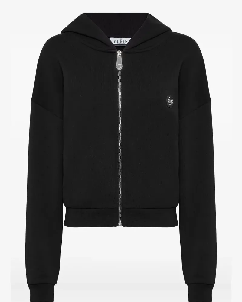 Philipp Plein Hoodie mit Strass - Schwarz Schwarz