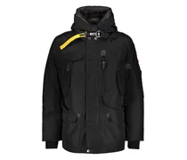 Daunenjacke mit Kapuze - Schwarz