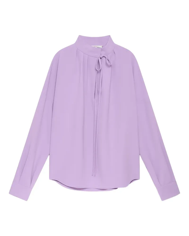 Maliparmi Bluse mit Schleifenkragen - Rosa Rosa