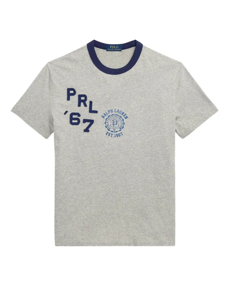 Ralph Lauren T-Shirt mit Stickerei - Grau Grau