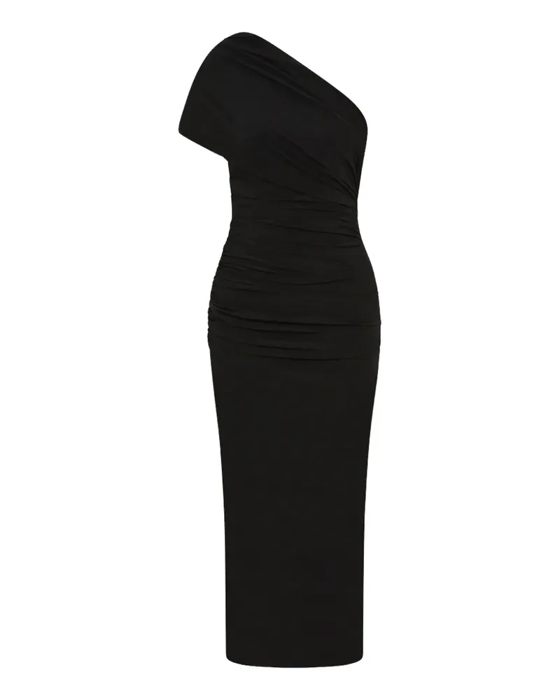 Rachel Gilbert Clay ruched-detail midi dress - Schwarz Schwarz