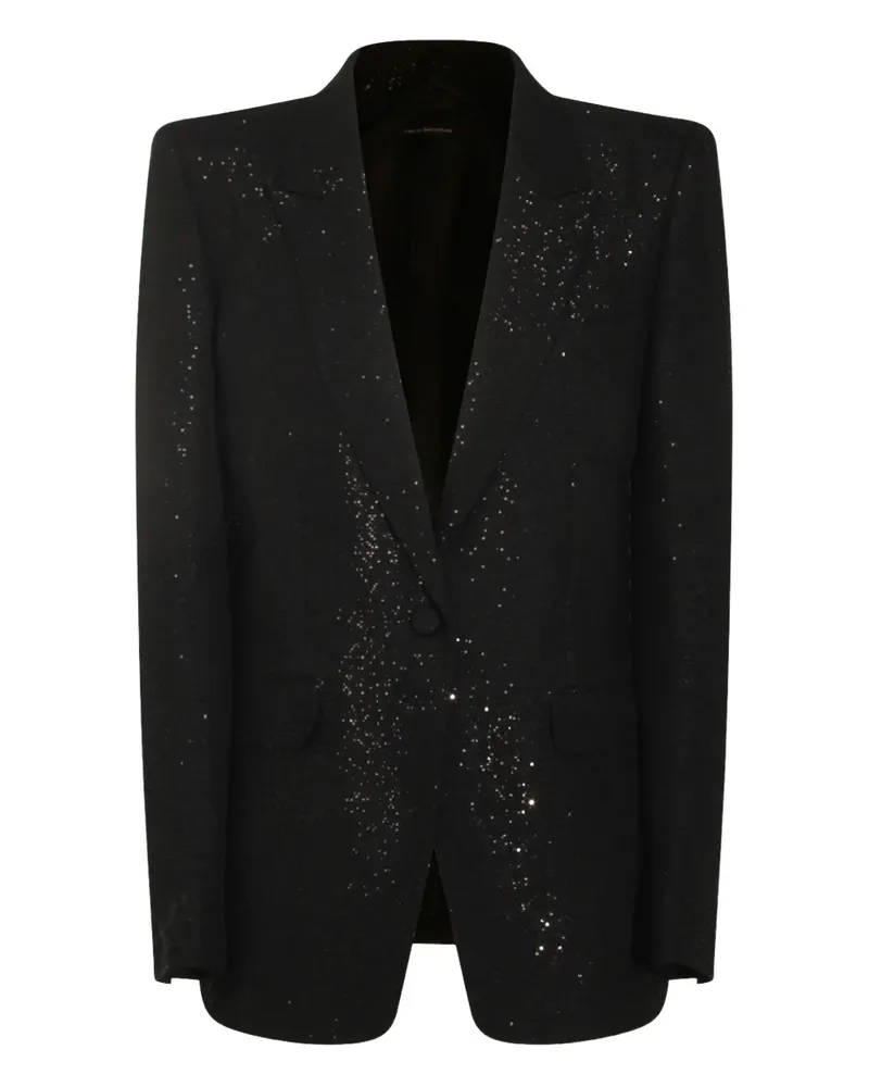 Tom Ford Sakko mit Pailletten - Schwarz Schwarz