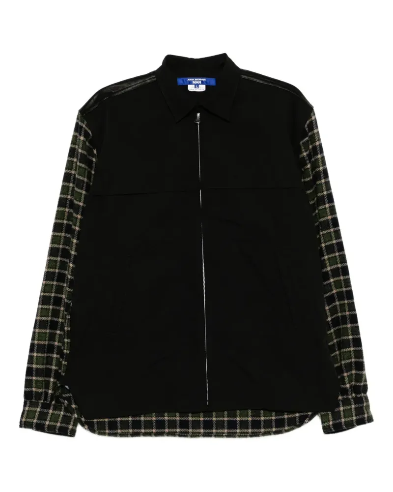 Junya Watanabe Karierte Jacke aus Flanell - Schwarz Schwarz