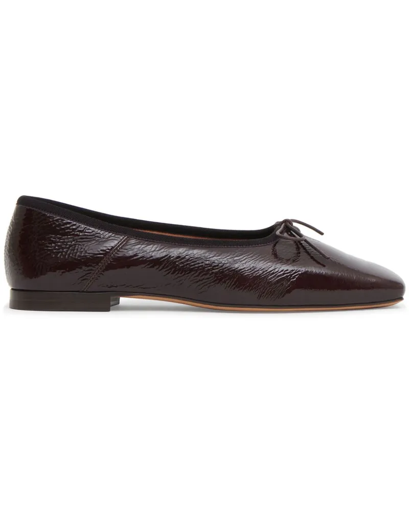 Mansur Gavriel Ballerinas mit eckiger Kappe - Violett Violett