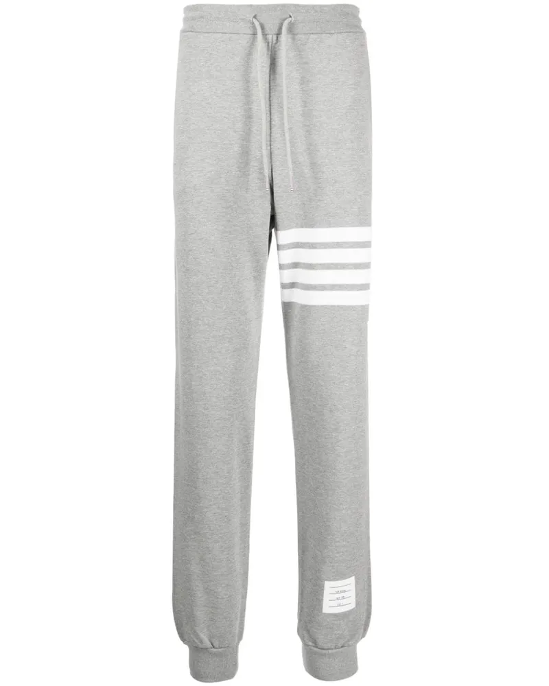 Thom Browne Jogginghose mit Streifen - Grau Grau