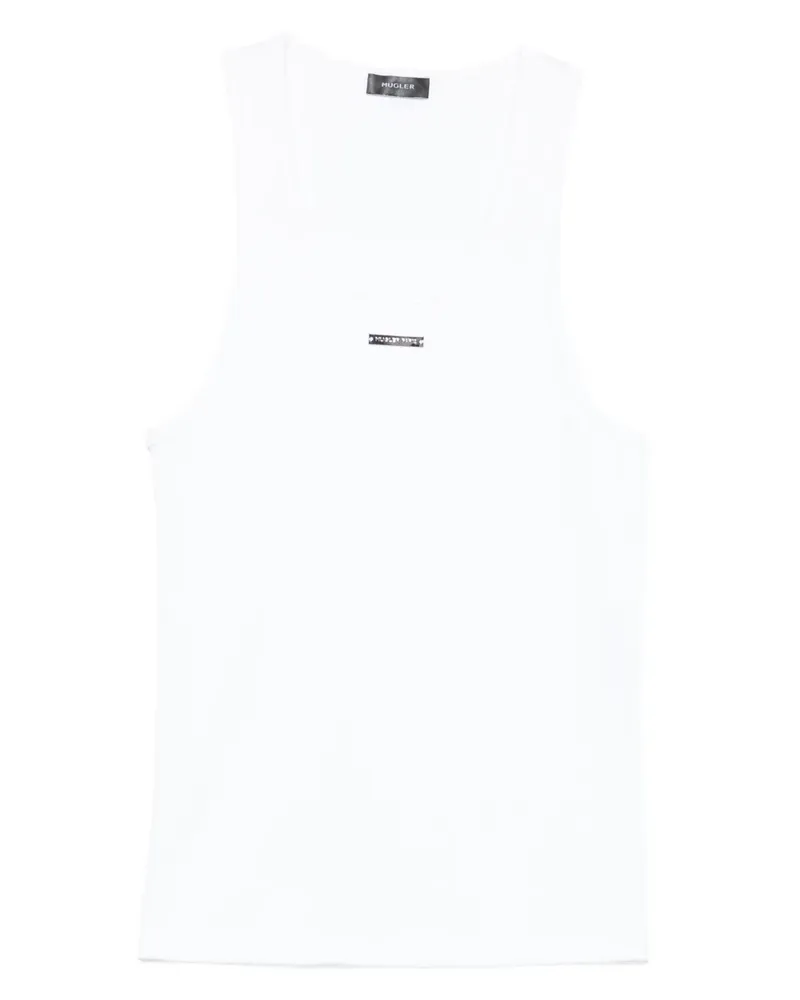 Thierry Mugler Trägershirt mit U-Ausschnitt - Weiß Weiß