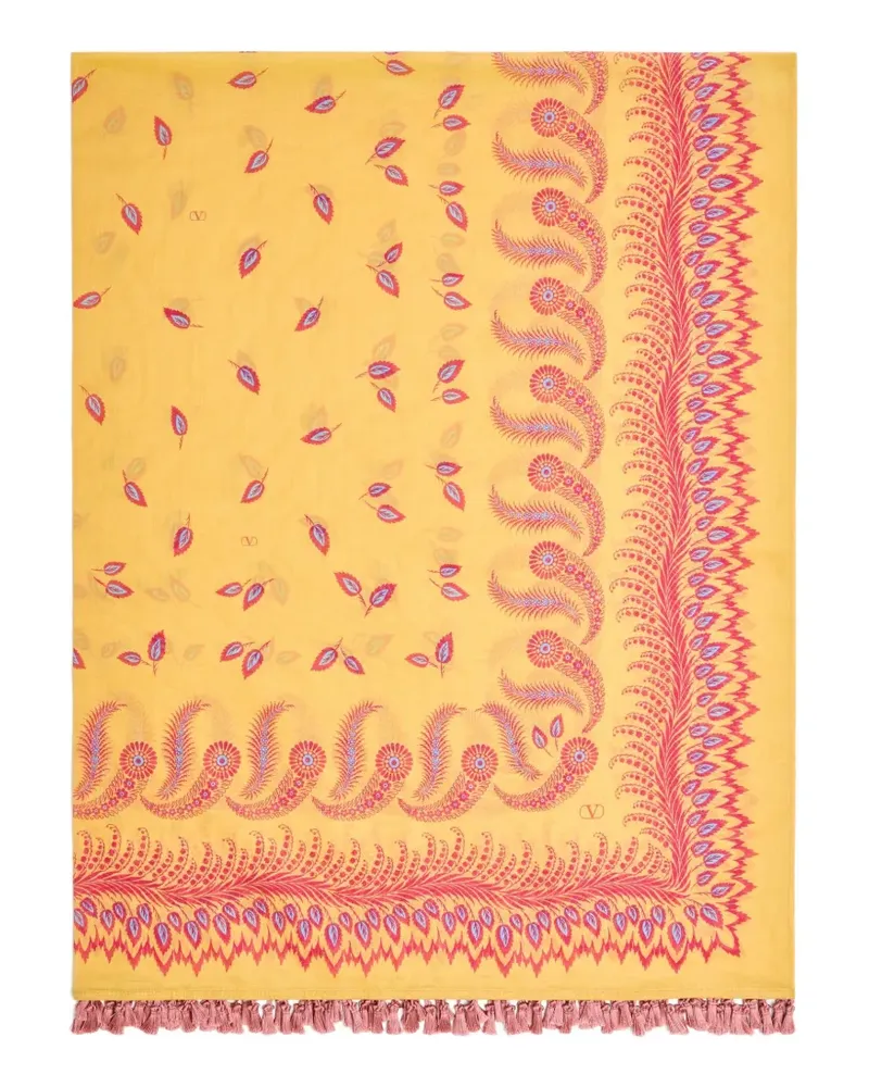 Valentino Garavani Escape Pareo - Gelb Gelb