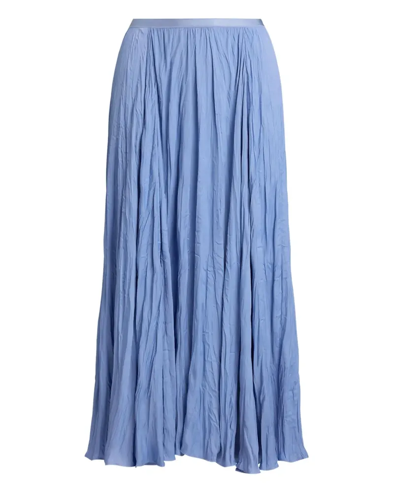 Ralph Lauren Midirock mit Falten - Blau Blau