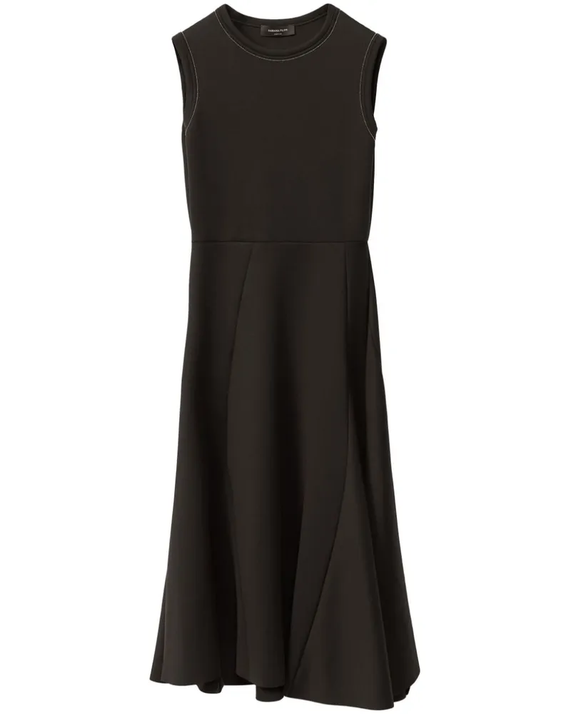 Fabiana Filippi Scuba-Kleid - Schwarz Schwarz