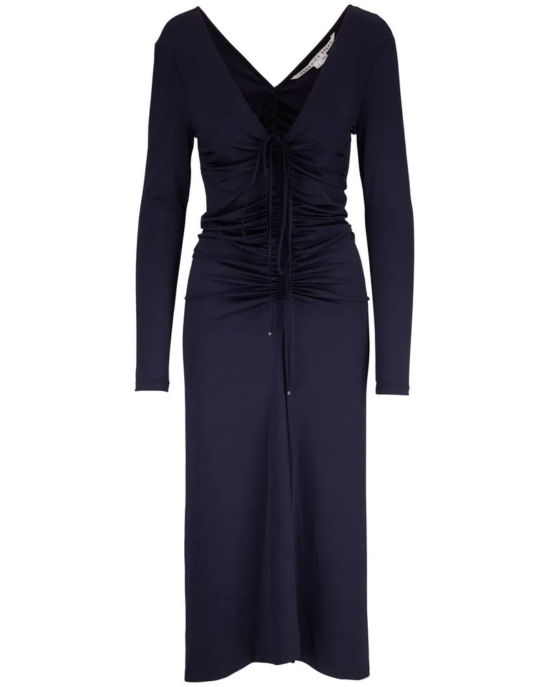 Veronica Beard Kleid mit Raffungen - Blau Blau
