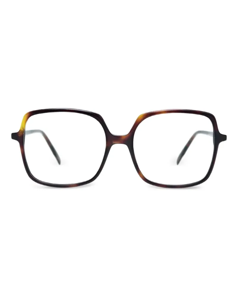 GIGI STUDIOS Sylvia Brille mit eckigem Gestell - Braun Braun